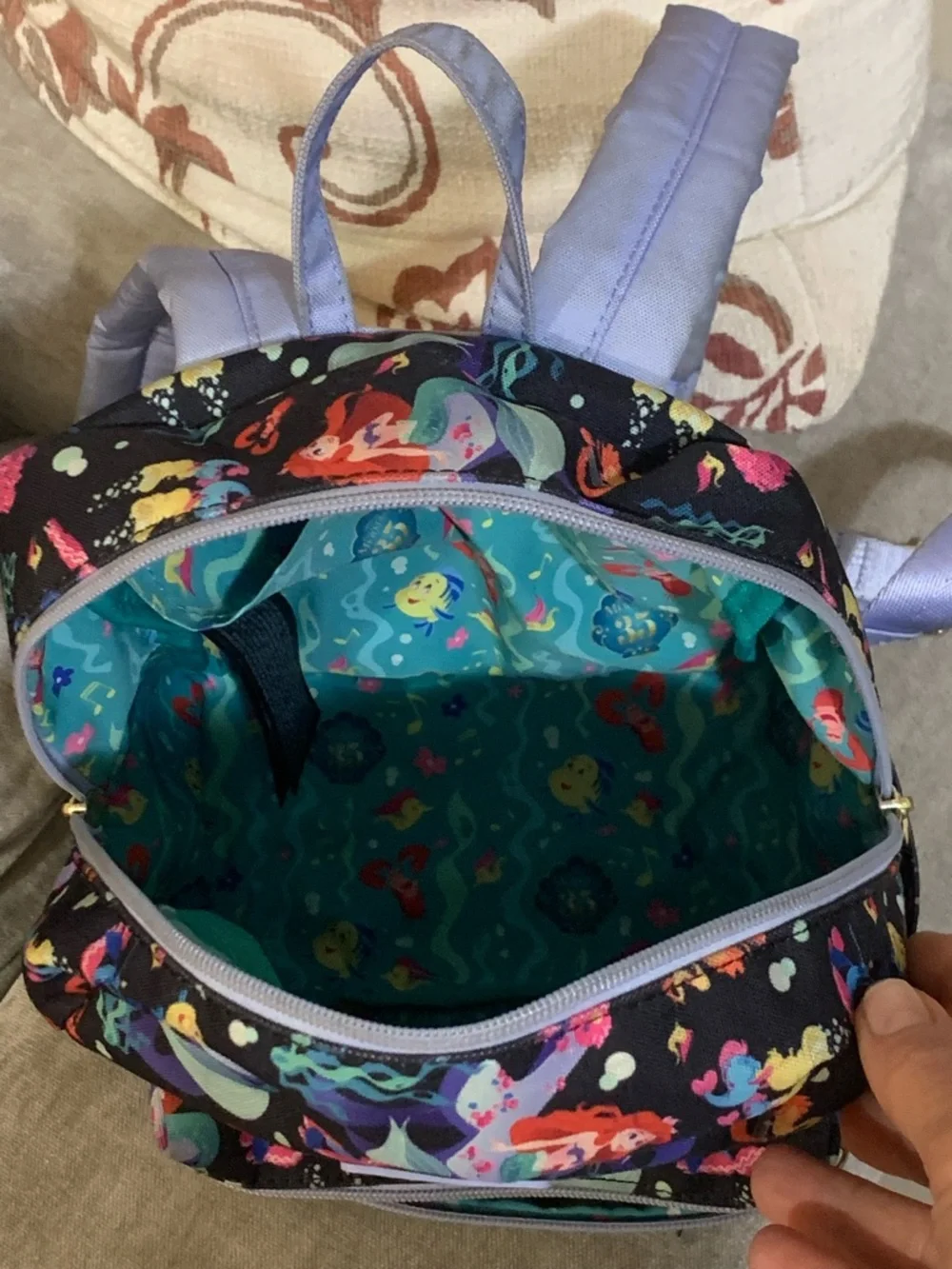 The Little Mermaid Loungefly Backpack - Picture 4 of 5